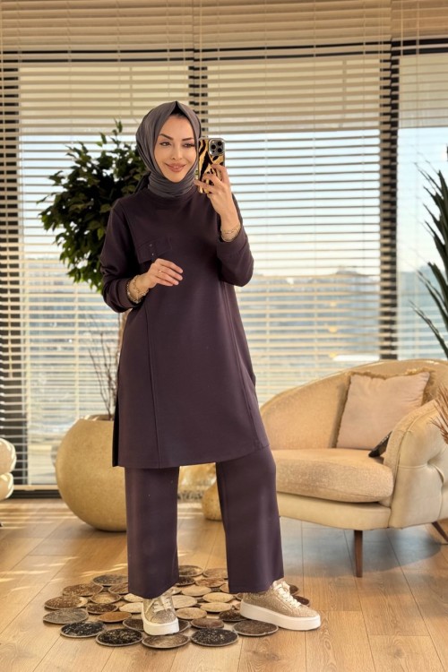 26629 Ferah Oysho Takım Antarasit