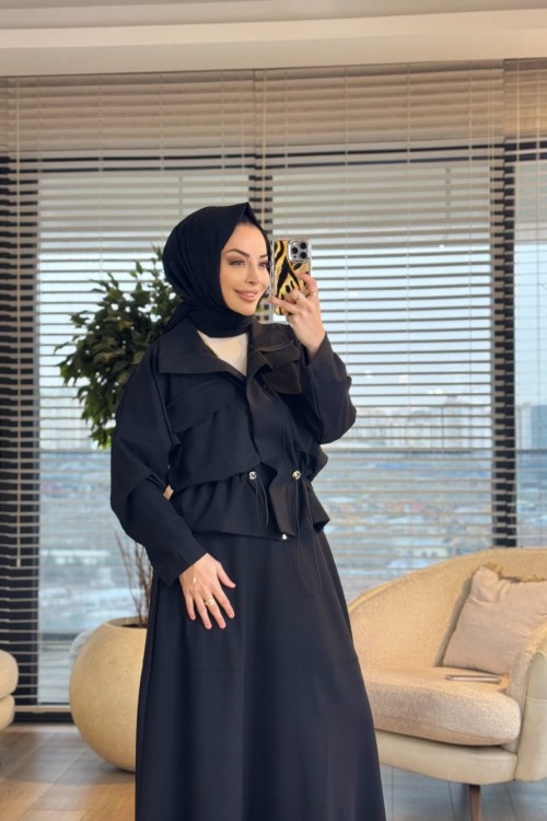 26Q8011 Londra Takım Siyah