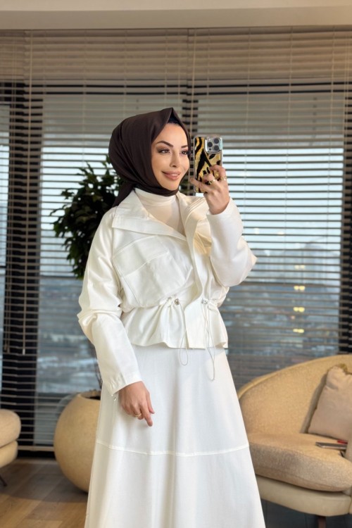 26Q8011 Londra Takım Ekru