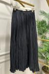 27014 Kırışık Etek Siyah
