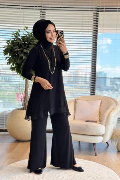 3001 Damla Takım Siyah