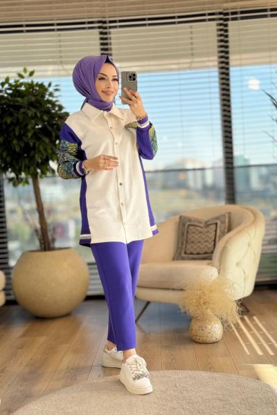 3014 Yıldız Takım Mor