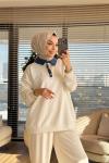 3133 Kot Garnili Sweatshirt Ekru