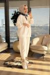 3133 Kot Garnili Sweatshirt Ekru