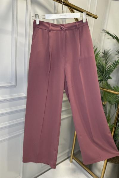 32175 Bol Paça Pantolon Gül