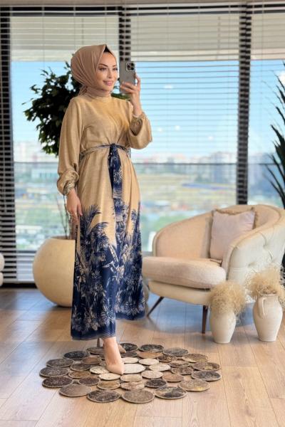 3294Y25 İkra Elbise Lacivert