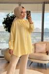 3344 Pul Detaylı Gömlek Sarı