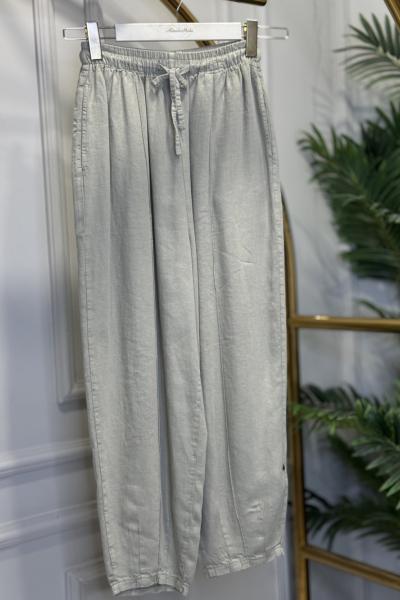 34207 Tencel Konik Pantolon Çağla