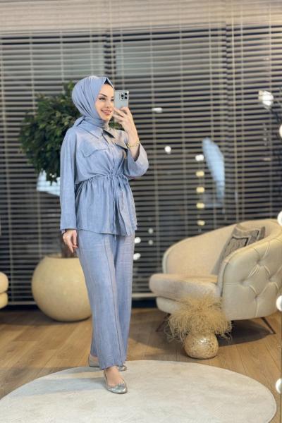 34397 Cep Kapaklı Ve Tünelli Takım Gri