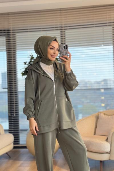 34491 Bomberli Konik Pantonlu Takım Haki