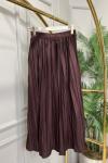 35138 Kırışık Etek Bordo