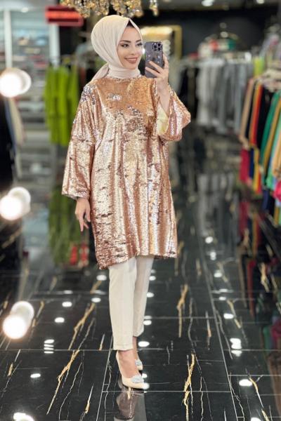 3638 Payet Tunik Bronz