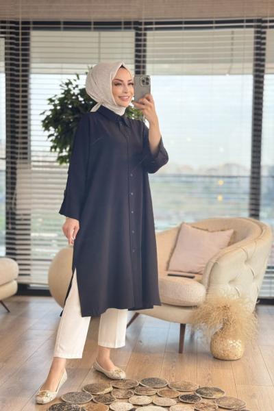 3940 Bade Tunik Siyah