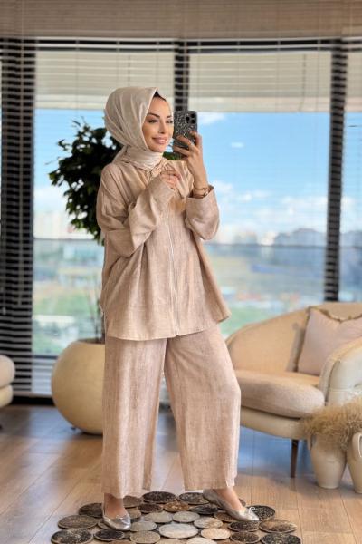 3942 Carmen Takım Bej