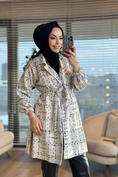 4000 Tuvit Ceket Ekru