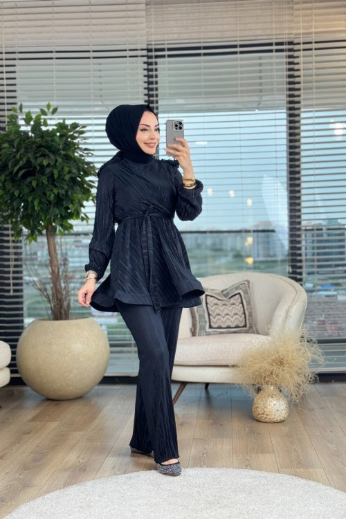 4001 Akordiyon Takım Siyah