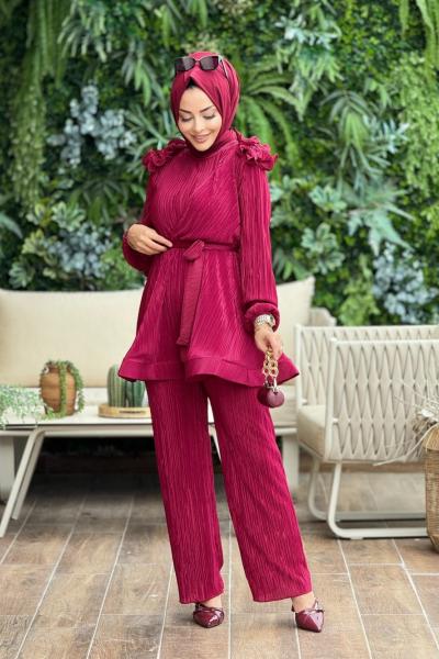 4001 Akordiyon Takım Kırmızı