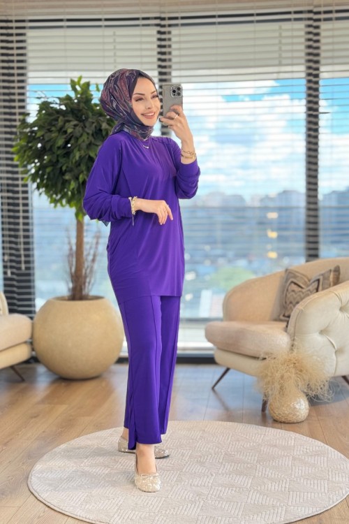 4002 Eflin Takım Mor