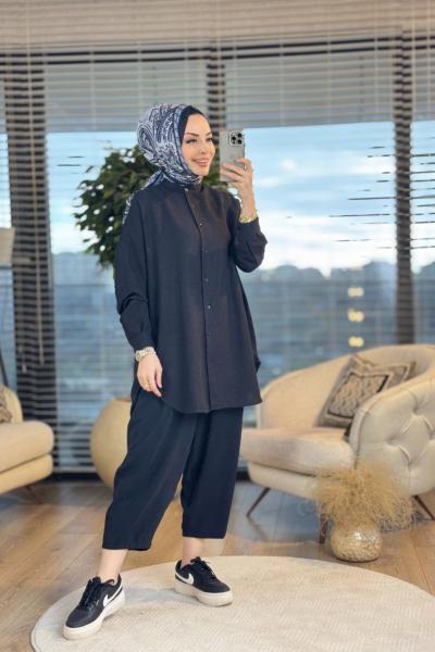 4008 Ada Gömlek Siyah