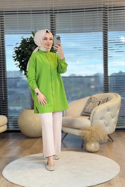 4008 Ada Gömlek Yeşil