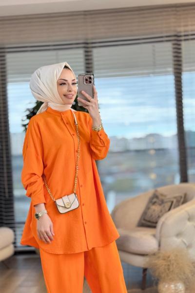 4008 Ada Gömlek Turuncu