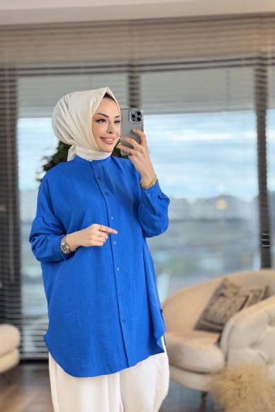 4008 Ada Gömlek İndigo