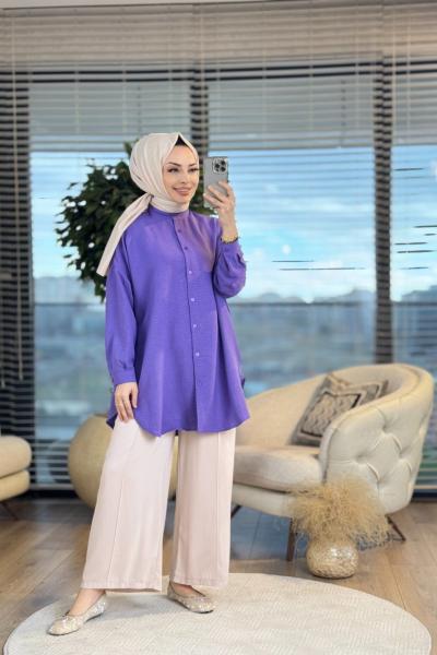 4008 Ada Gömlek Mor