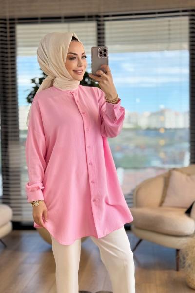4008 Ada Gömlek Pembe