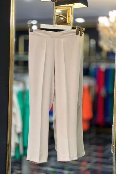 4044 Krep Kalem Pantolon Bej