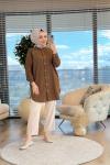 4092 Mara Tunik Açık Kahve