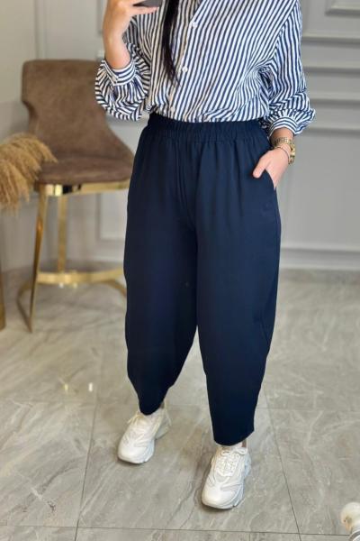 4097 Narin Şalvar Lacivert