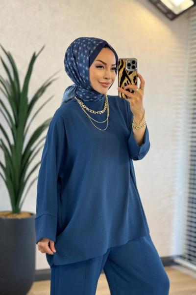 4119 Feriha Takım Koyu Lacivert