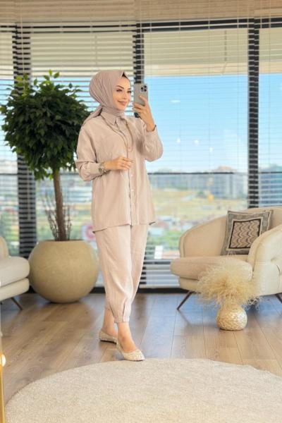 4123 Modal Takım Bej