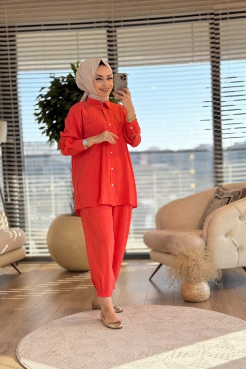 4123 Modal Sedef Takım Mercan