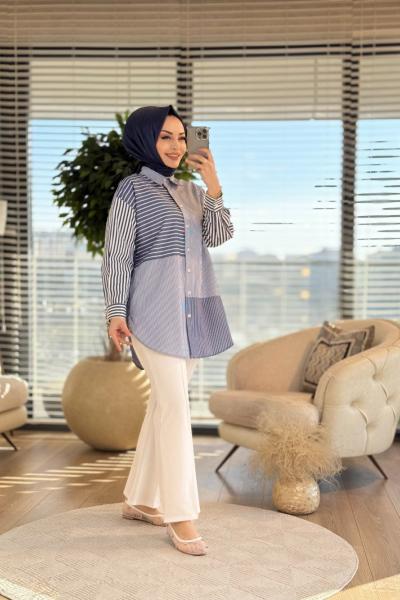 4151 Premium Gömlek Lacivert