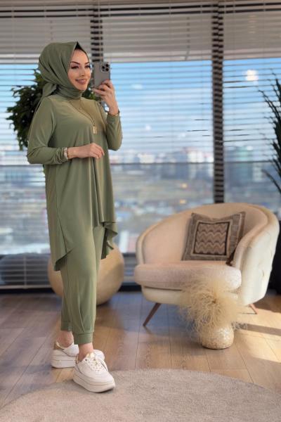 4197 Tokyo Şalvar Takım Çağla