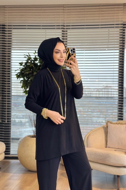 4208 Makas Takım Siyah