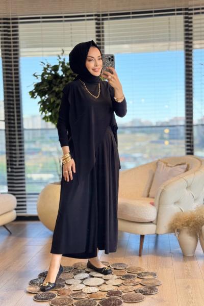 4214 İrem Asimetrik Takım Siyah