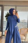 4214 İrem Asimetrik Takım İndigo