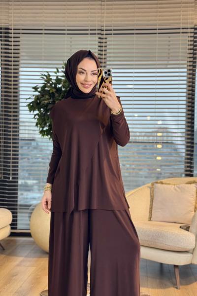 4214 İrem Asimetrik Takım Kahve