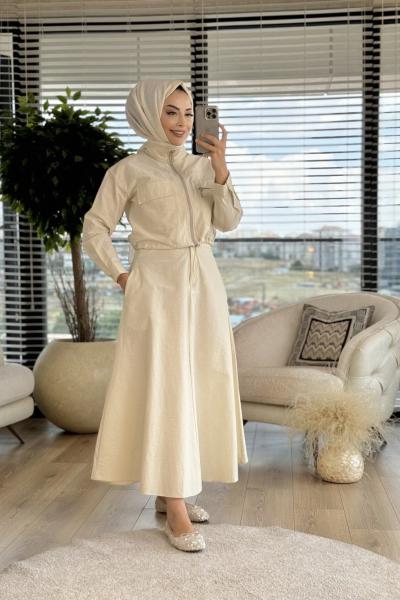 4259 Sağ Cebi Ve Patı Fermuarlı Takım Taş