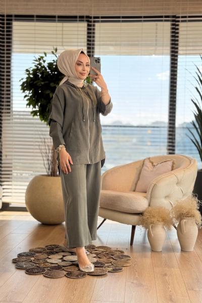 4367 Lyocell Takım Haki