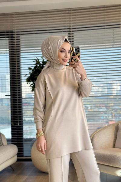 4401 Ecrin Takım Bej