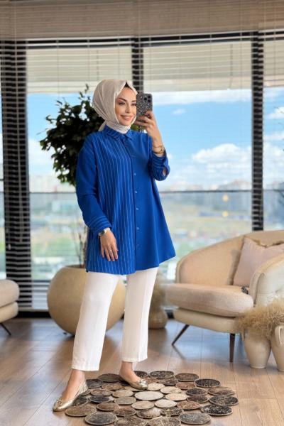 4460 Adin Gömlek Saks