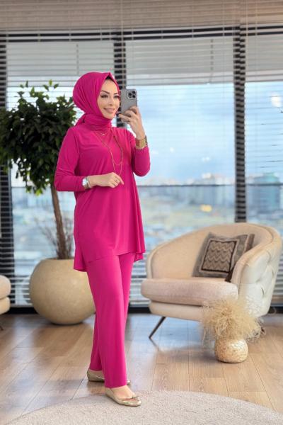 5026 Efil Takım Fuşya