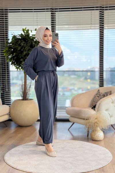 5218 Yasemen Takım Antrasit