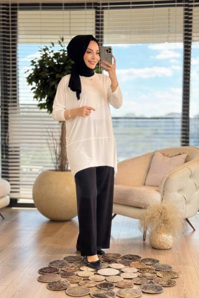 539 Makas Tunik Ekru