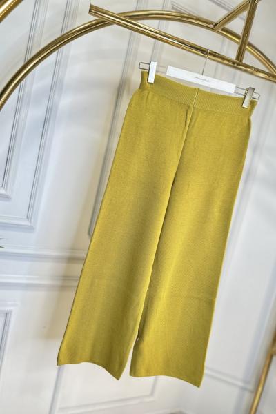 5428 Triko Pantolon Yağ Yeşili