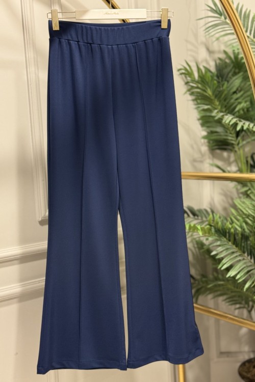 5586 Madrid İspanyol Paça Pantolon Lacivert