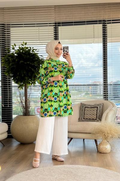 6000 Multi Tunik Yeşil
